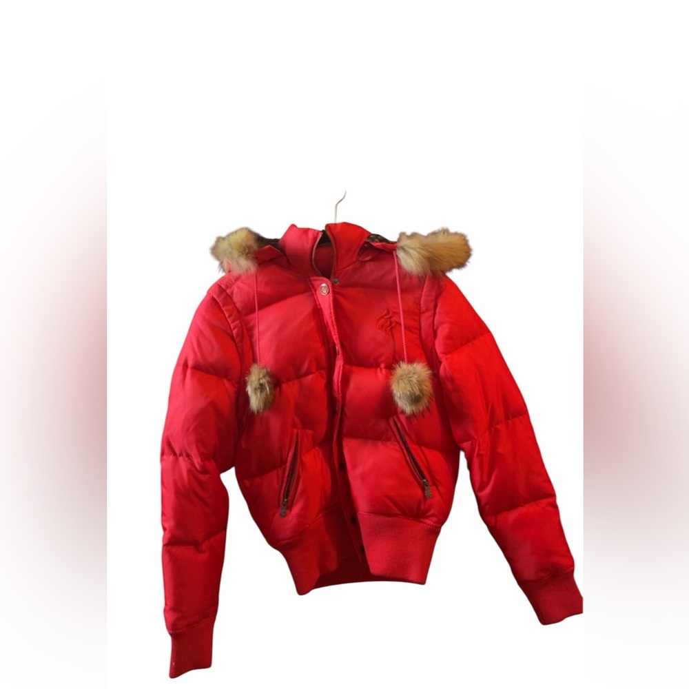 Y2K Rocawear Pom Pom Coat